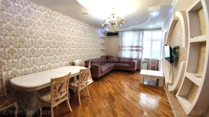 Kirayə verilir 3 otaqlı Mənzil Yeni tikili 90 m² Neftçilər m. - şəkil 2