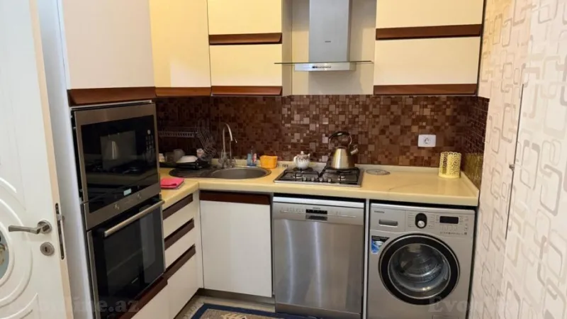 Kirayə verilir 4 otaqlı Mənzil Yeni tikili 110 m² Nəsimi m. - şəkil 5
