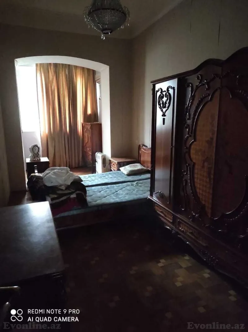 Kirayə verilir 4 otaqlı Mənzil Köhnə tikili 100 m² Nəsimi r. - şəkil 6