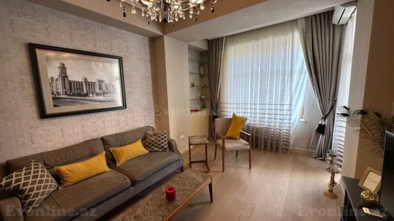 Kirayə verilir 2 otaqlı Mənzil Yeni tikili 80 m² Nəriman Nərimanov m. - şəkil 4