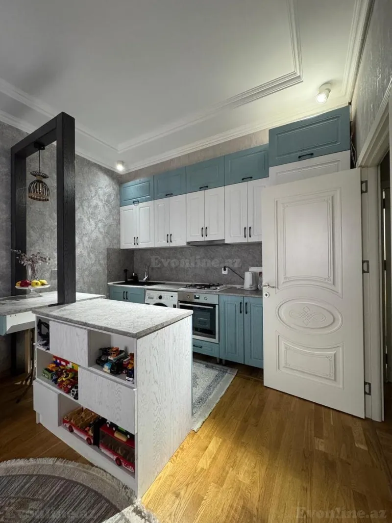 Satılır 3 otaqlı Mənzil Yeni tikili 75 m² Qara Qarayev m. - şəkil 3