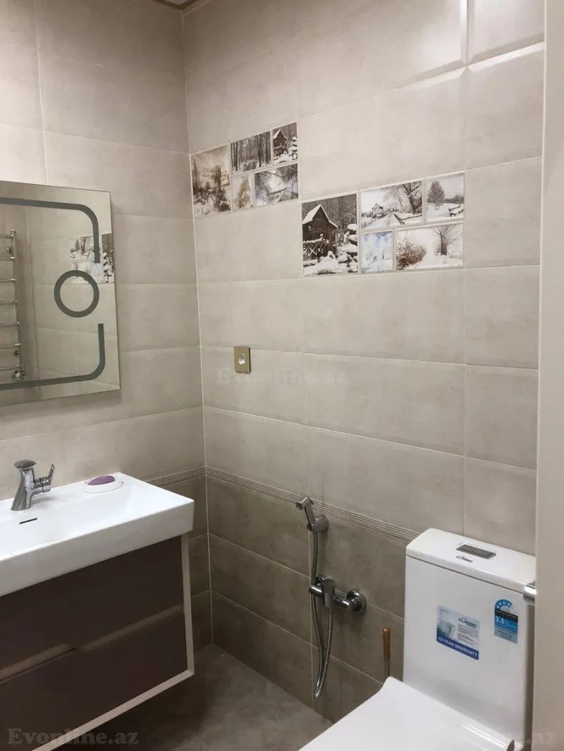 Kirayə verilir 2 otaqlı Mənzil Yeni tikili 94 m² Qara Qarayev m. - şəkil 17
