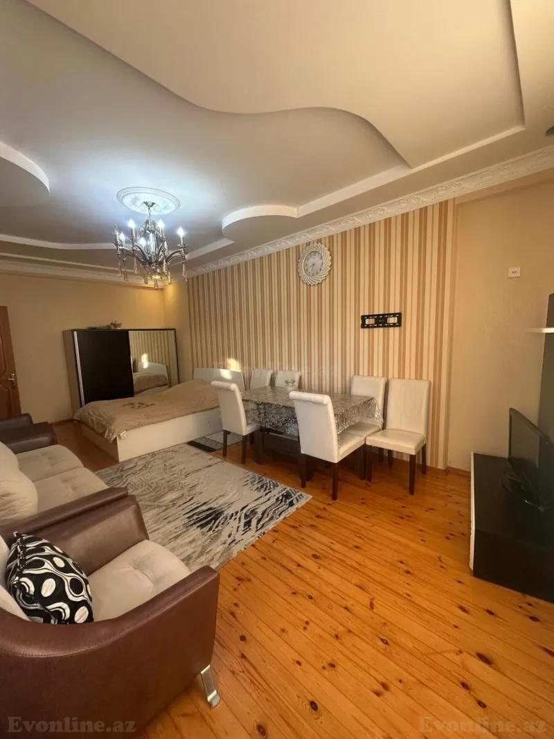 Kirayə verilir 3 otaqlı Mənzil Yeni tikili 90 m² Xalqlar Dostluğu m. - şəkil 2