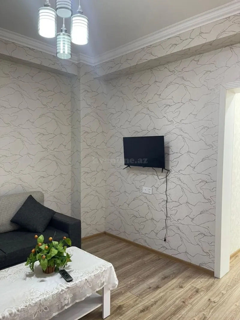 Kirayə verilir 2 otaqlı Mənzil Yeni tikili 65 m² Əhmədli m. - şəkil 2
