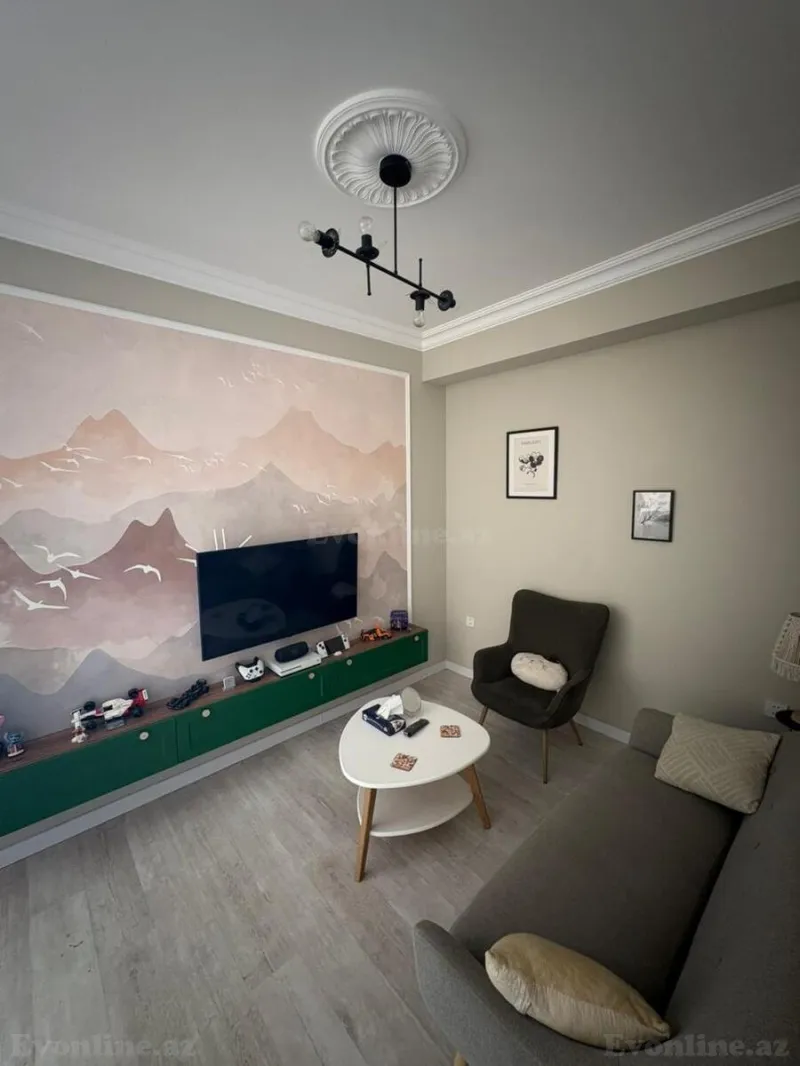 Kirayə verilir 3 otaqlı Mənzil Yeni tikili 90 m² Nərimanov r. - şəkil 5