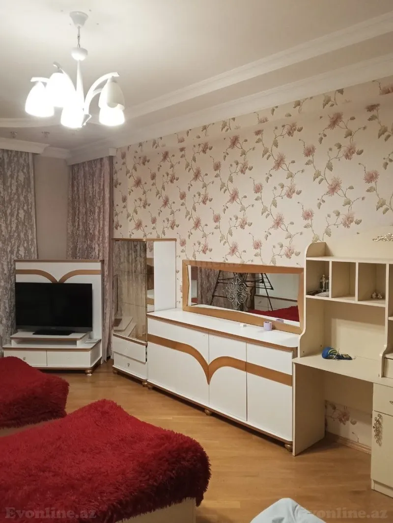 Kirayə verilir 4 otaqlı Mənzil Yeni tikili 150 m² Memar Əcəmi m. - şəkil 18