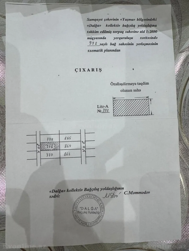 Satılır Torpaq 6 sot Sumqayıt - şəkil 7