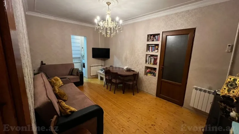 2 otaqlı Mənzil 50 m² 6-cı mikrorayon Satılır