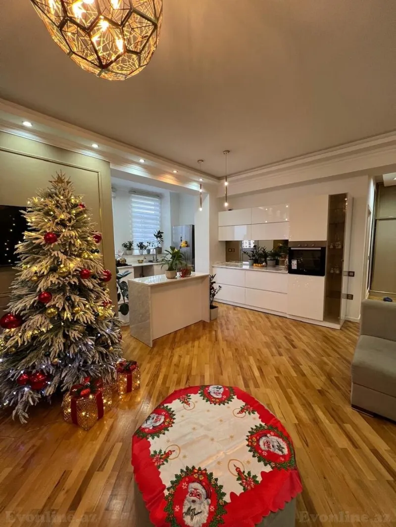 Satılır 3 otaqlı Mənzil Yeni tikili 98 m² Nəsimi r. - şəkil 2