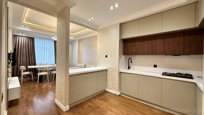 Kirayə verilir 2 otaqlı Mənzil Yeni tikili 65 m² Nəsimi r. - şəkil 6