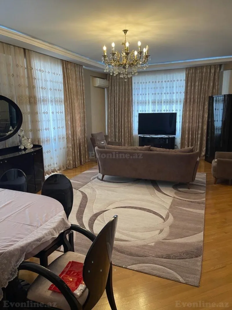 Kirayə verilir 3 otaqlı Mənzil Yeni tikili 170 m² Nəsimi r. - şəkil 4