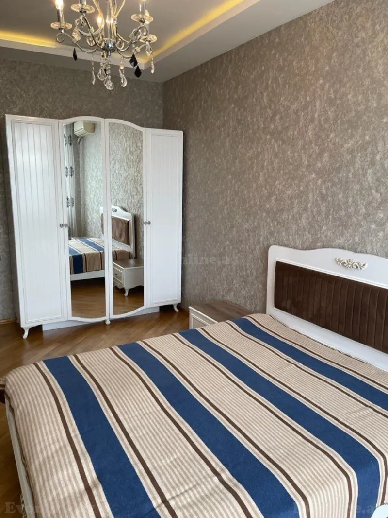 Kirayə verilir 3 otaqlı Mənzil Yeni tikili 170 m² Nəsimi r. - şəkil 12