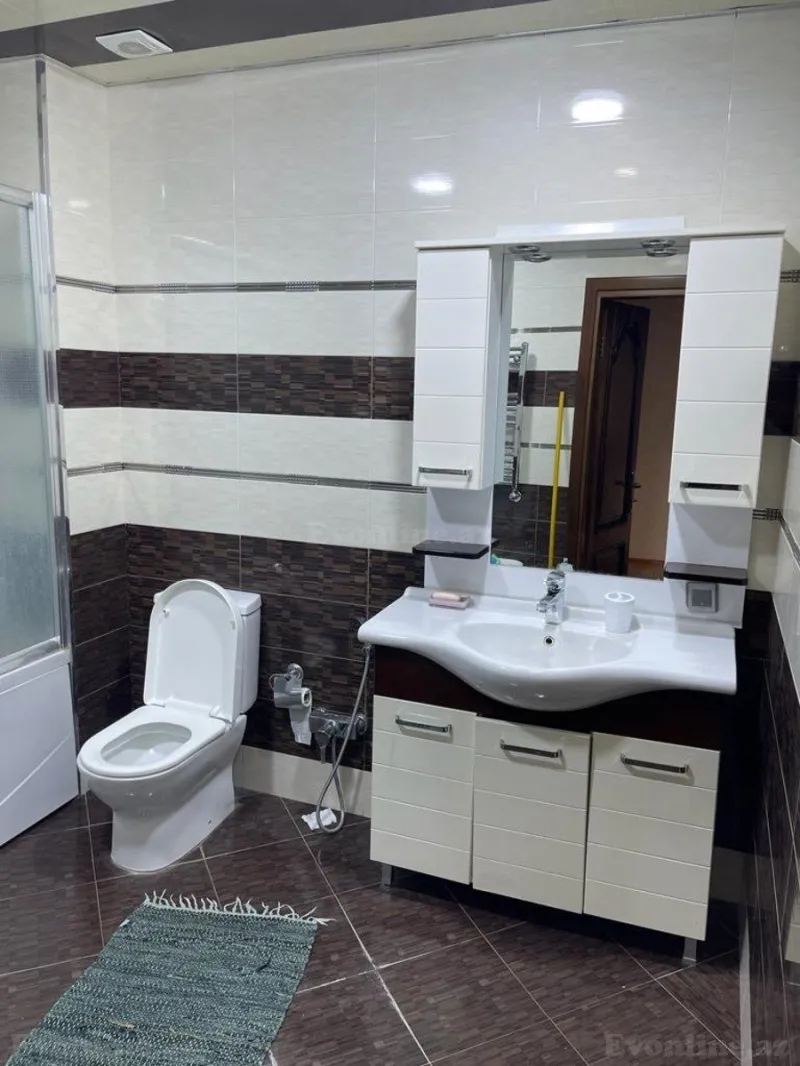 Kirayə verilir 3 otaqlı Mənzil Yeni tikili 170 m² Nəsimi r. - şəkil 17