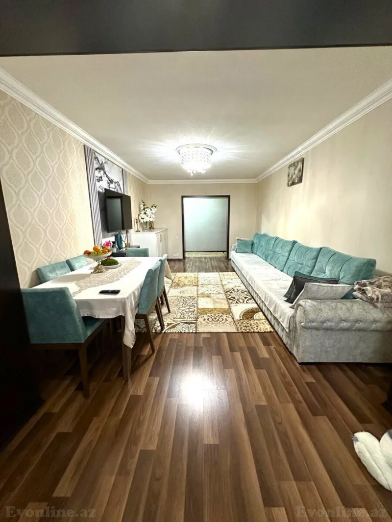 Satılır 3 otaqlı Mənzil Köhnə tikili 73 m² Sabunçu r. - şəkil 2