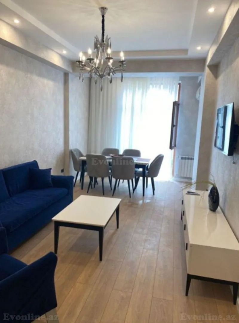 Kirayə verilir 2 otaqlı Mənzil Yeni tikili 75 m² Nəsimi r. - şəkil 3