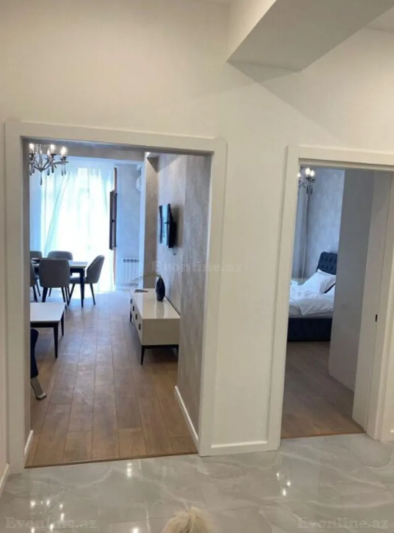 Kirayə verilir 2 otaqlı Mənzil Yeni tikili 75 m² Nəsimi r. - şəkil 6