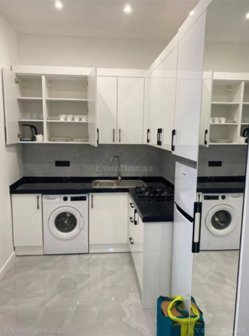Kirayə verilir 2 otaqlı Mənzil Yeni tikili 75 m² Nəsimi r. - şəkil 9