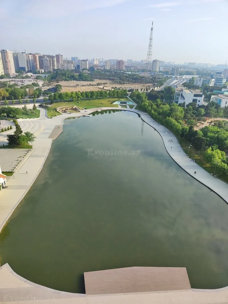 Kirayə verilir 3 otaqlı Mənzil Yeni tikili 145 m² Nərimanov r. - şəkil 15