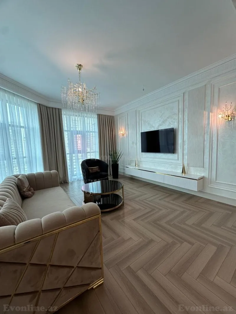Satılır 3 otaqlı Mənzil Yeni tikili 140 m² Nəsimi r. - şəkil 2