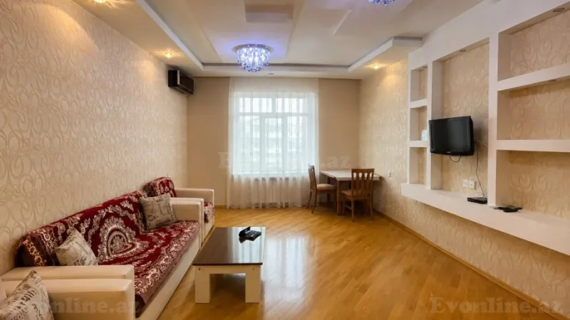 Kirayə verilir 2 otaqlı Mənzil Yeni tikili 85 m² Nərimanov r. - şəkil 6