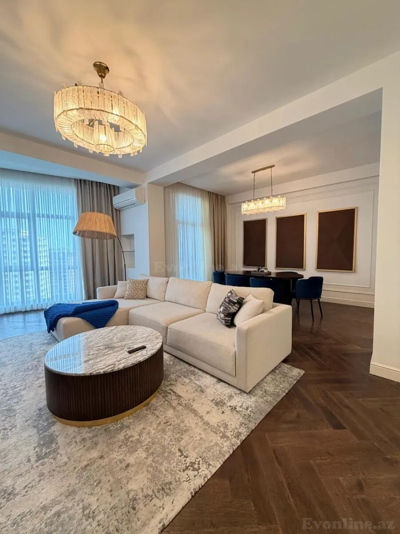 Satılır 2 otaqlı Mənzil Yeni tikili 105 m² Nəsimi r. - şəkil 2