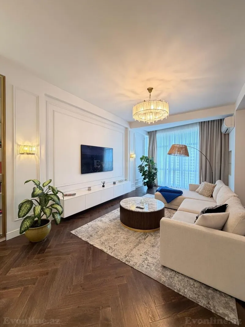 Satılır 2 otaqlı Mənzil Yeni tikili 105 m² Nəsimi r. - şəkil 3