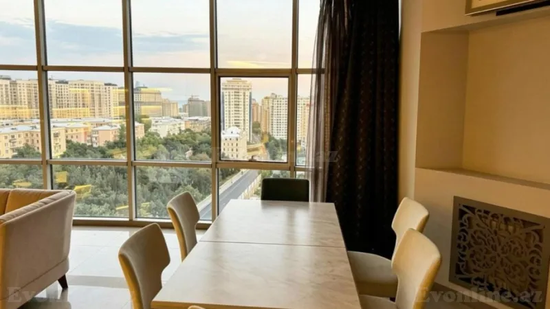 Kirayə verilir 2 otaqlı Mənzil Yeni tikili 110 m² Nəsimi r. - şəkil 2