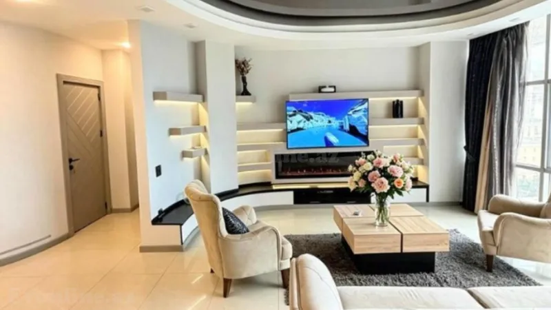 Kirayə verilir 2 otaqlı Mənzil Yeni tikili 110 m² Nəsimi r. - şəkil 6