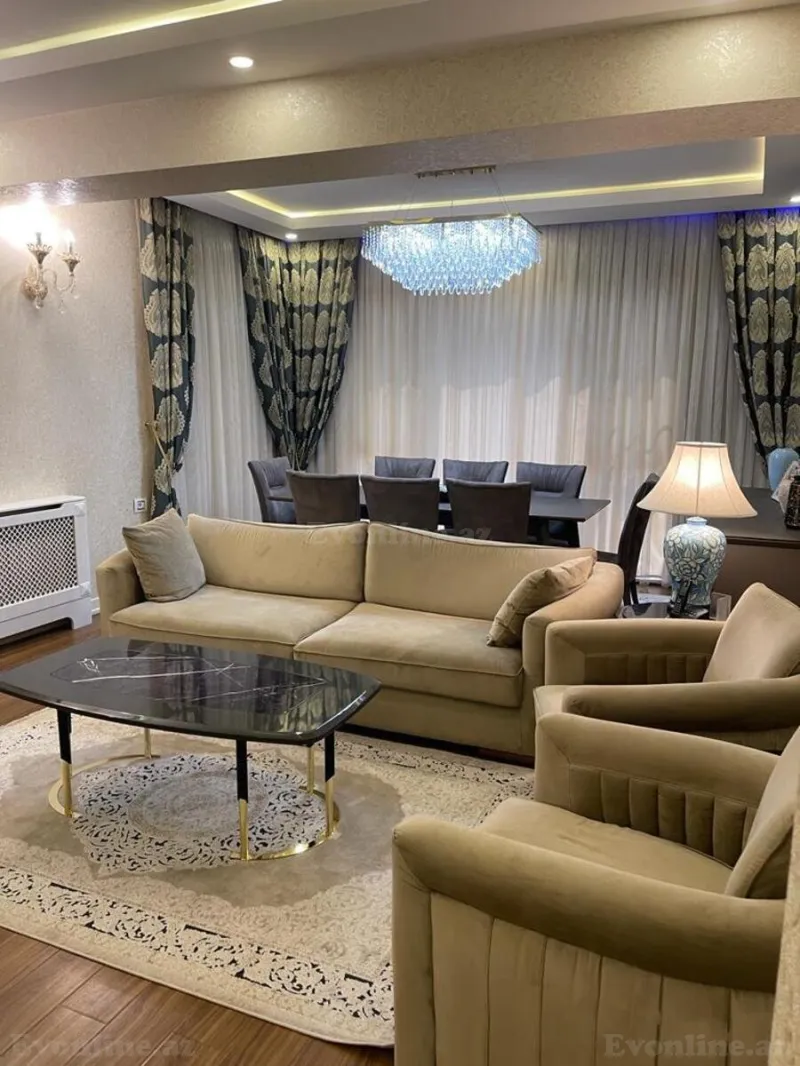 Kirayə verilir 4 otaqlı Mənzil Yeni tikili 200 m² Xətai m. - şəkil 4
