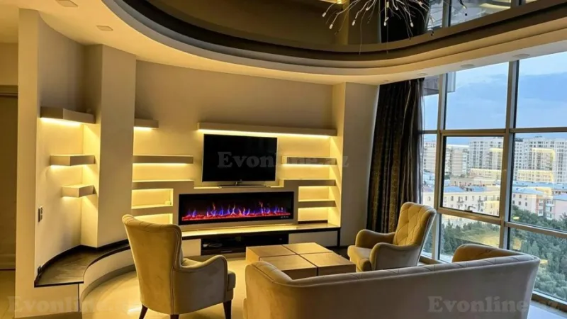 Kirayə verilir 3 otaqlı Mənzil Yeni tikili 120 m² Nəsimi r. - şəkil 4