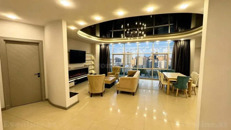 Kirayə verilir 3 otaqlı Mənzil Yeni tikili 120 m² Nəsimi r. - şəkil 7