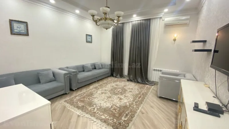 Kirayə verilir 2 otaqlı Mənzil Yeni tikili 70 m² Sahil m. - şəkil 3