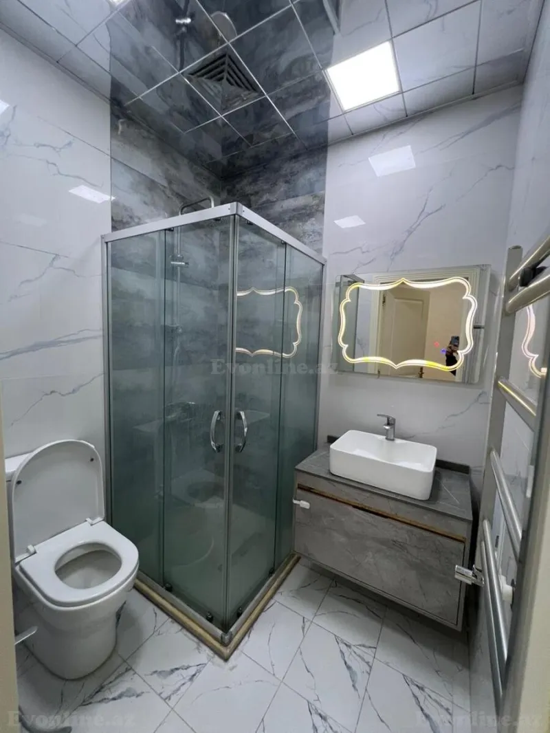 Kirayə verilir 2 otaqlı Mənzil Yeni tikili 70 m² Nəsimi r. - şəkil 4
