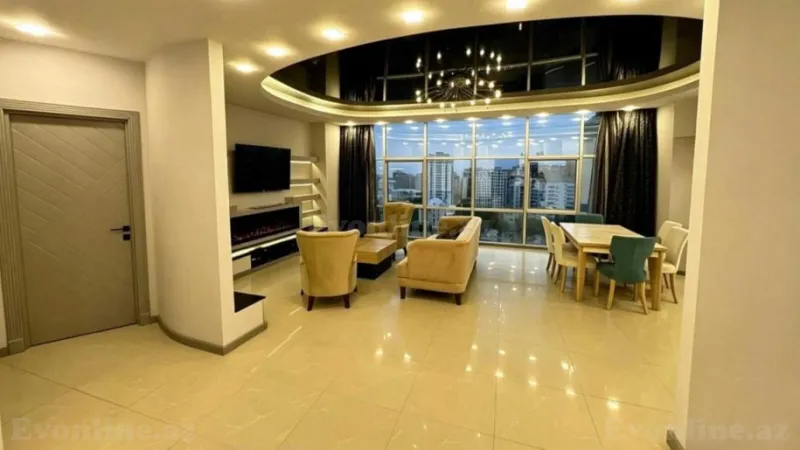 Kirayə verilir 2 otaqlı Mənzil Yeni tikili 110 m² Nəsimi r. - şəkil 2