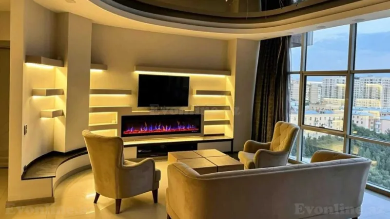 Kirayə verilir 2 otaqlı Mənzil Yeni tikili 110 m² Nəsimi r. - şəkil 4