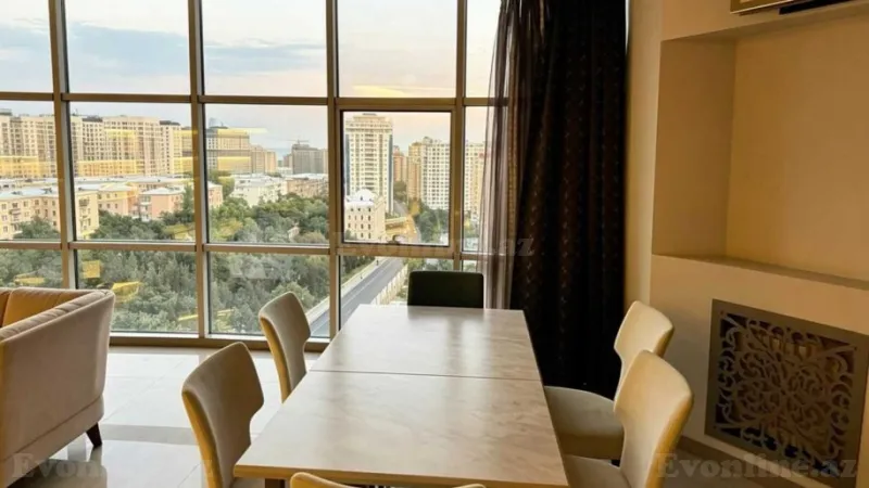 Kirayə verilir 2 otaqlı Mənzil Yeni tikili 110 m² Nəsimi r. - şəkil 6