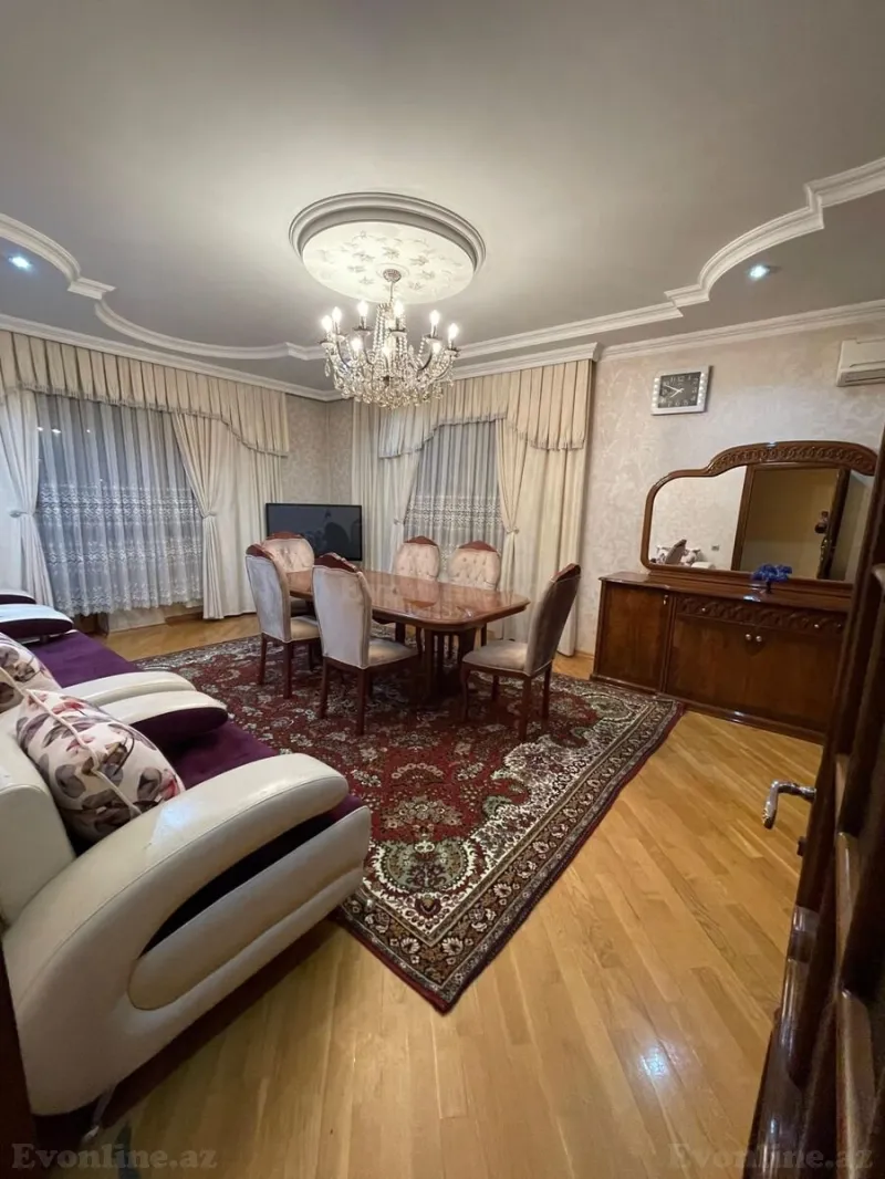 Kirayə verilir 3 otaqlı Mənzil Yeni tikili 135 m² 8 Noyabr m. - şəkil 2