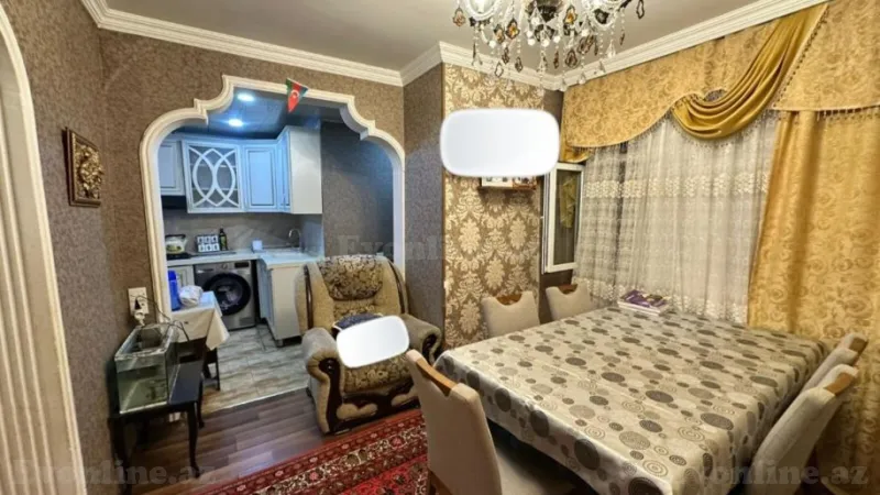 Satılır 5 otaqlı Mənzil Köhnə tikili 100 m² Əhmədli - şəkil 4