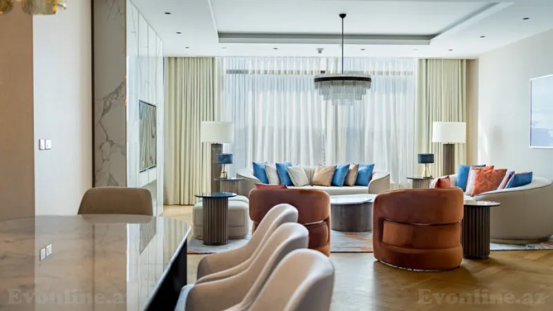 Kirayə verilir 3 otaqlı Mənzil Yeni tikili 186 m² Xətai m. - şəkil 4