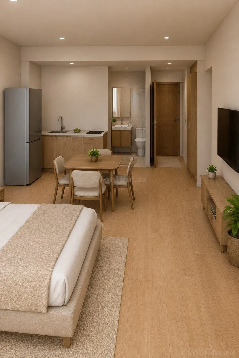 Satılır 1 otaqlı Mənzil Yeni tikili 58.6 m² Sabunçu r. - şəkil 3