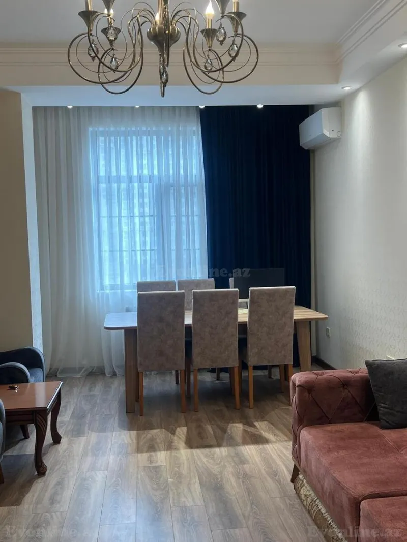 Kirayə verilir 2 otaqlı Mənzil Yeni tikili 70 m² İnşaatçılar m. - şəkil 2