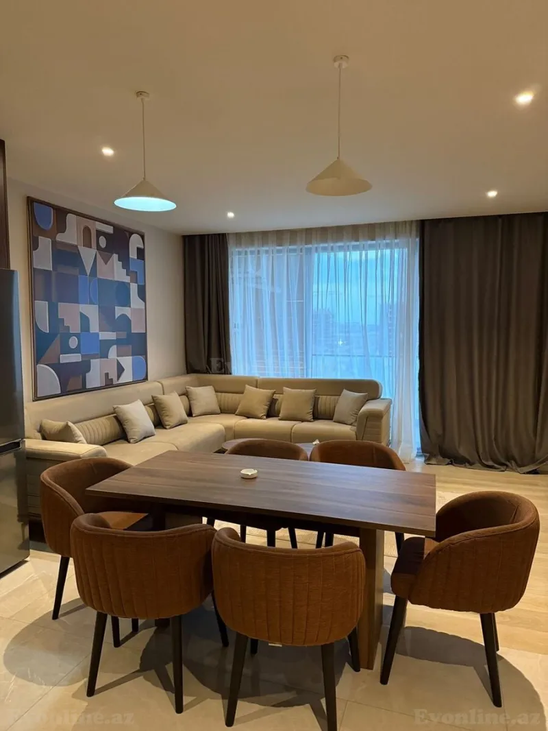 Kirayə verilir 2 otaqlı Mənzil Yeni tikili 99 m² Sabunçu r. - şəkil 3