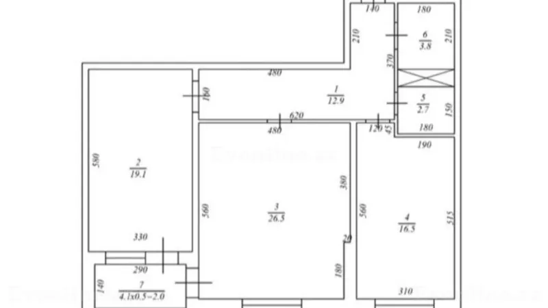 Satılır 2 otaqlı Mənzil Yeni tikili 100 m² Əhmədli - şəkil 3