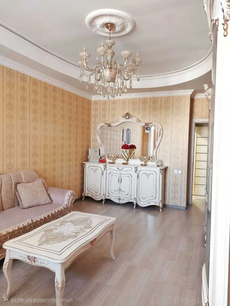 Satılır 2 otaqlı Mənzil Yeni tikili 75 m² İnşaatçılar m. - şəkil 2