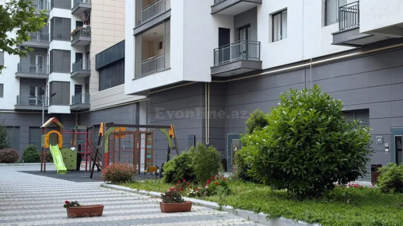 Kirayə verilir 2 otaqlı Mənzil Yeni tikili 90 m² Xətai r. - şəkil 2