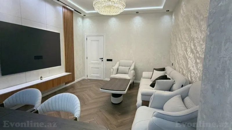 Satılır 3 otaqlı Mənzil Yeni tikili 105 m² Həzi Aslanov m. - şəkil 2