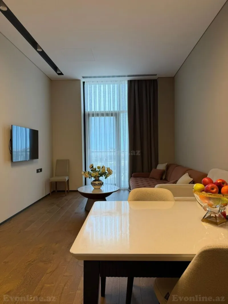 Kirayə verilir 2 otaqlı Mənzil Yeni tikili 85 m² Sabunçu r. - şəkil 3