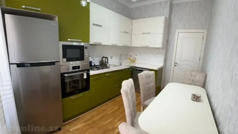 Kirayə verilir 2 otaqlı Mənzil Yeni tikili 77 m² Qara Qarayev m. - şəkil 3
