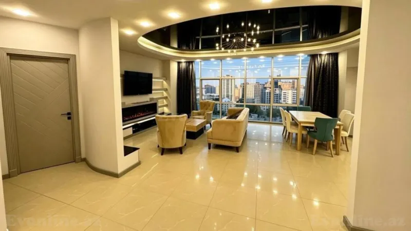 Kirayə verilir 2 otaqlı Mənzil Yeni tikili 115 m² Nəsimi r. - şəkil 2