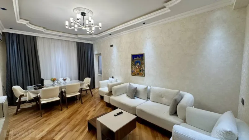 Satılır 3 otaqlı Mənzil Yeni tikili 103 m² Həzi Aslanov m. - şəkil 2